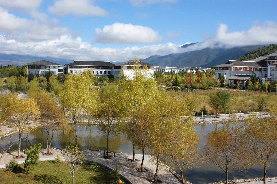 云南大學(xué)旅游文化學(xué)院——校園景觀(guān)圖(秋日)